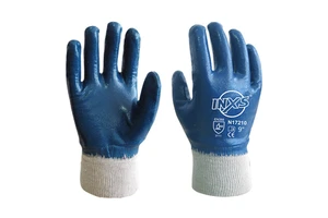 Industrial Work Safety Gloves-Nitrile+Knit Fleece Material Anti-Slip & Durable Protective Hand Gloves