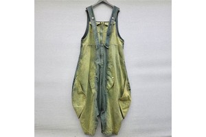 Wholesale Spring 2026 New Fashion Casual Irregularly Do Old Denim Wide Leg Overalls High Waist Jumpsuit Women's Jeans