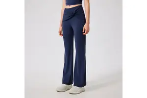 Yoga Pants Factory Wholesale Loose Casual Straight Leg Yoga Training Pants Fashion Design High Elastic Sweatpants