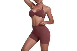 Top Seamless Backless Gym Fitness Running Vision Sports Bra New Popular Women's High Elastic Shock-proof Cross Back Yoga Halter