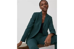 High Quality Custom Women's 2-Piece Business Suit Single Breasted Button Fly Pants Coat Available Plus Sizes for Weddings