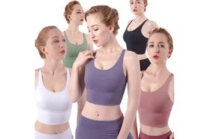 High Quality Breathable and Seamless Yoga Bra Lightweight Fitness Backless Sports Bra Minimum Order 3pcs Wholesale