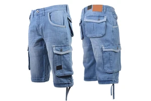 Customize Summer Casual Straight Woven Denim Jeans Shorts Quick Dry Loose Fit Work Men's Fashion Available Sale