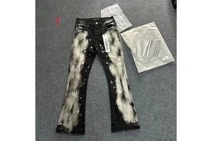 PUR Skinny Jeans Plus Size Men's Clothes Trousers Trousers Y2k Distressed High Quality New Designer Jeans 1.1
