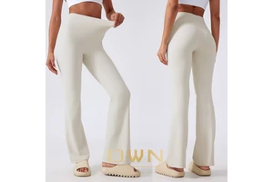 New Shape Shaping No Embarrassing Line Yoga Women's High Waist Hip Lifting Sports Fitness Gym Casual Flare Pants