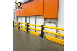 Reinforced Flexible Polymer Ground Barrier Forklift Wall Protection Warehouse Roadside TUV SGS Certified