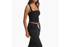 Custom Logo Yoga Crop Tops Square Neck Backless Sports Tank Top for Women