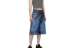 Custom OEM Vintage Jeans Shorts for Men American European Summer Washed Cotton Denim Pants Zipper Fly Casual Straight Design