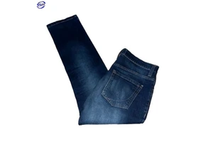 Men's High Waist Regular Fit Plus Size Stonewashed Coated Jeans Breathable Eco-Friendly Casual Style Polyester/Cotton Patch
