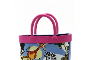 Factory Supply Kids Cartoon All Over Jungle Animal Print Rubber Rain Boots Washable Waterproof Non Slip Toddler Wellies