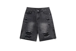 High Quality Custom Wholesale Summer Denim Shorts Male Jeans Men Short Pants Jeans Loose Men's Shorts