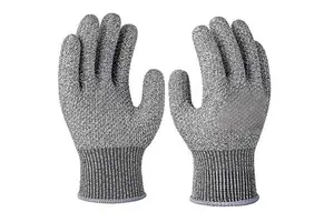HPPE Cut Resistant Gloves for Kitchen Work Anti Cut Comfort Grip Level 5 High Performance Cut Resistant Gloves