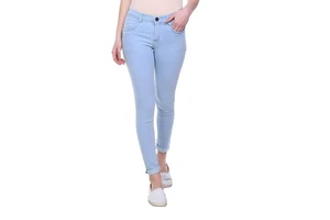 Latest Women's Casual Denim Jeans Slim Fit Cotton/Spandex Washed Eco-Friendly Custom Design Premium Quality