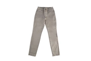 OEM ODM Branded Cotton Beige Skinny Fit Casual Women's Jeans Women's Jeans Clothing Jeans Women Mid Waist