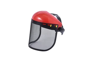 Factory Direct Sale High Quality Face Shield With Black Metal Mesh Visor Wire Mesh Full Face Protective Cover Safety Facemask