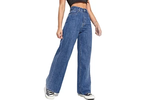 Lupin felt Whole Sale Customized Straight Jeans Pants for Women Slim Fit Denim Jeans for Woman Oversize Baggy Denim Pants