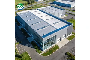 Prefab Quality Insulated Steel Structure Metal Frame Minimalist Office School Hospital Workshop Warehouse Factory Building