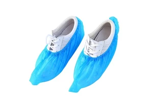 2026 Disposable CPE Safety Shoe Covers Anti-Dust Anti-Slip Far Infrared CE Certified for Food Industry Haotai SC141