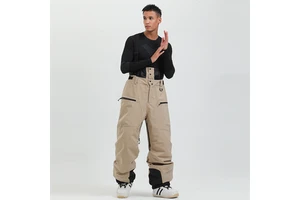 Winter Waterproof Ski Bib Pants for Men Women Outdoor Mountain Sport Suspenders Snowboard Overall Clothes Hiking Snow Trousers