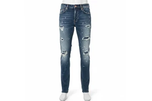 New Fashion Wholesale Men's Jeans Plus Size Straight Work Breathable Denim Pants Oem Serviced Design Custom