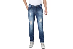 High Quality Men's Denim Pants Comfortable Cotton Jeans for Fashion and Everyday Wear