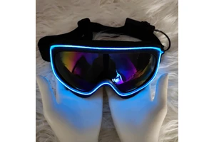 Lighting up Personal Protective Equipment Adjustable Anti Fog Ski Glasses Windproof Outdoor Sport Multi Function Safety Glasses