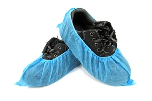 Disposable Non-woven Shoe Covers Anti-slip Dust Proof Breathable Single Use Boot Covers For Hospital Laboratory Factory Home