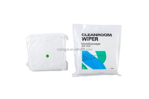 Factory Seller Non Woven Anti-static Microfiber Cleanroom Cleaning Wipes >600/ Absorption 4"x4" 9"x9" Sizes for Class 10