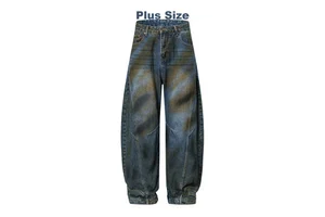 New Promotion Mens Boot Cut Jeans Hombre Exposed Seam Denim Jeans Manufacturer Men's Plus Size Jeans
