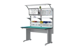 High Quality ESD Workbench Height Adjustable Electronic Antistatic Workbench For Workshop Lab ESD Tables