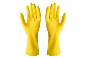 40g 30cm Waterproof Reusable Natural Rubber Latex Kitchen Cleaning Gloves Anti-Slip Fish Scale Sterile Safety Gloves