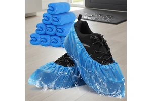 High Quality Safety Anti-Slip Waterproof Disposable Plastic Shoe Cover PP+SF/PE/CPE