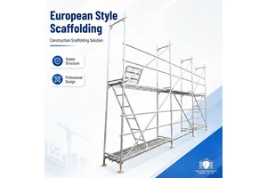 Factory Promotion Industrial Modern Design Steel Scaffold Ladder Frame System Heavy Duty Mobile 500kg Load Capacity Easy