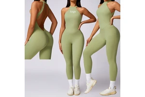 Women Sportswear One Piece Yoga Woman Clothes Running Tight Sport Romper Bodysuit Quick Drying Fitness Workout Yoga Jumpsuit