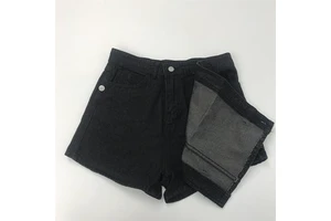 Women's High-Waist Summer Denim Shorts New Arrivals Breathable Jeans Short Pants with Strap Stitched Sexy Style Wholesale