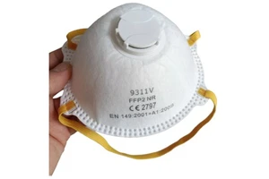 PPE Safety Disposable Respirator FFP2 Dust Face Mask For Construction Mining Spray Painting And Daily Use