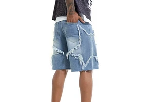 OEM High Quality Men's Summer Denim Shorts Big Star Design Vintage High Street Style Mid Waist Pants New Arrival Short Jeans