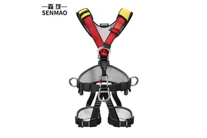 Hot Sale EN361 EN358 Certified 25KN Climbing Fall Protection Belt 5-Point Full Body Safety Harness for Construction Rescue Work