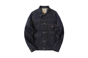 15 oz Men's Japanese Raw Style Selvedge Denim Jacket Denim Set Jean Jacket for Men