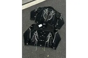 High Quality Coat Luxury Brand Thug Club Denim Jeans Men Jackets Embroidered Graphics Clothes Designer Pants TC Jacket for Men