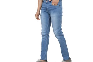 Men's Jeans Fashion Casual Style Slim Fit Wholesale Custom Slim Fit Jean Pants High Quality Straight Leg Stonewashed Denim Jeans