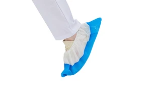 Reinforced Protective Shoes Cover Disposable Anti Skid Shoe Covers PP+PE Coated Laminated Shoe Cover