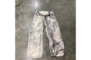 Custom New Designer Product Fashion Men High Waist Jeans Hip Hop Streetwear Cotton Straight Trousers Washed Design Denim Pants