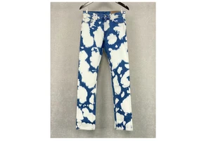 2022 New Fashion High Quality Men's Plus Size Denim Jeans Washed Oversize Leakage Jean Men Plus Size Pants