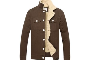 Winter Mens Denim Jackets Fashion Men Fleece Thick Warm Jeans Jacket Men Casual Slim Outwear Windbreaker Cowboy Coats