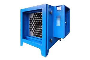 Commercial Restaurant Kitchen Air Purifier Airflow 2000m³/h ESP Filter Oil Fume Removal Electrostatic Precipitator