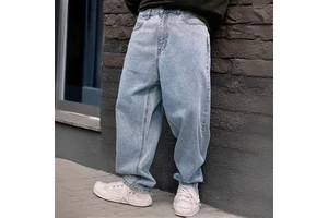 New Arrival Men's Comfortable Loose Jeans High Quality Fashion Denim Trousers for Men
