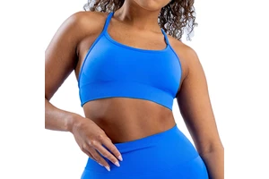Women's Gym Workout Sports Bra Custom Logo Seamless Cross Backless High for Impact Yoga Bra Fashionable Functional Training Bra