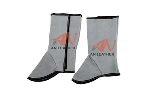 Leather Safety Boot Cover Heat Spark Resistant Industrial Welding Protection Foot Protection Shoe Cover