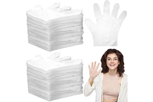 Disposable Plastic Gloves Disposable Gloves One Size Fits Most